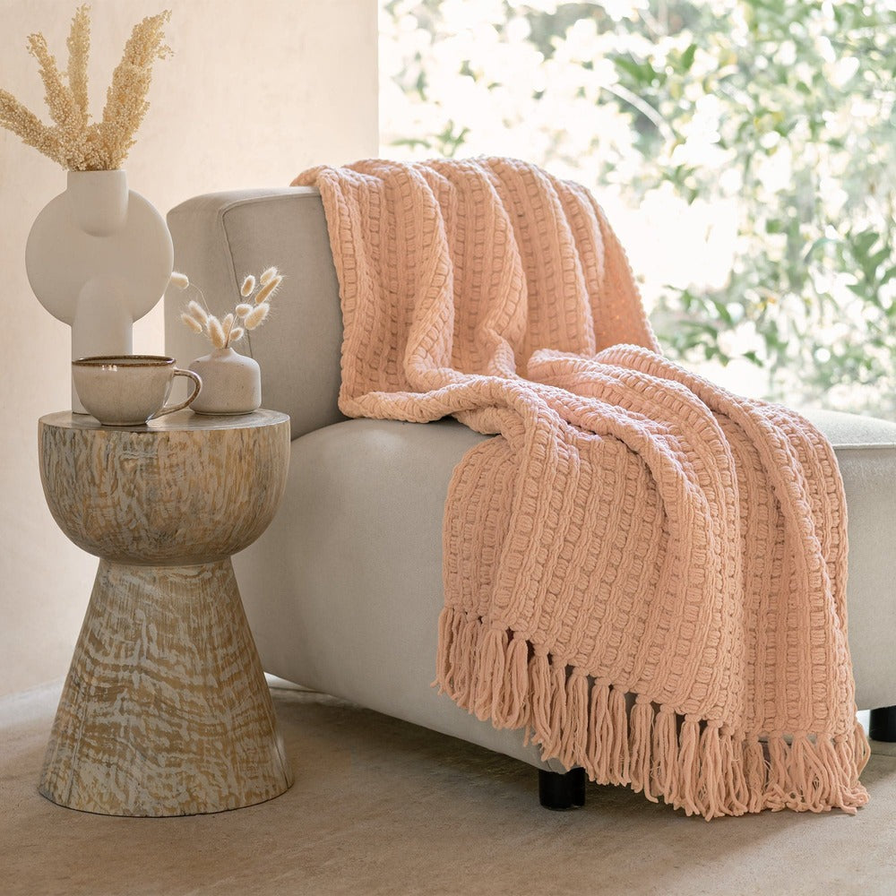 Throw Blanket Everest Rose