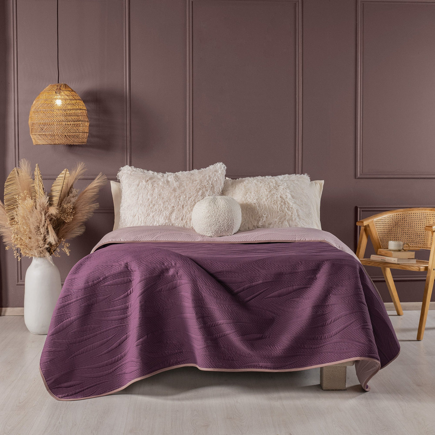 Cubrecama Reversible Berry