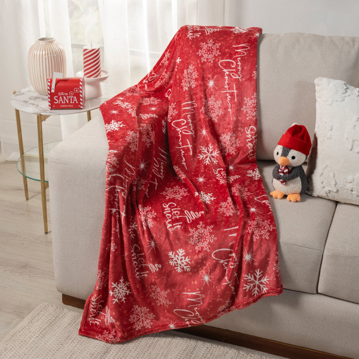 Throw Blanket Merry Christmas