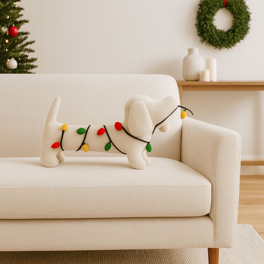 Cojín Christmas Dog