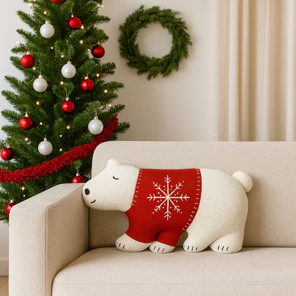 Cojín Snowflake Bear