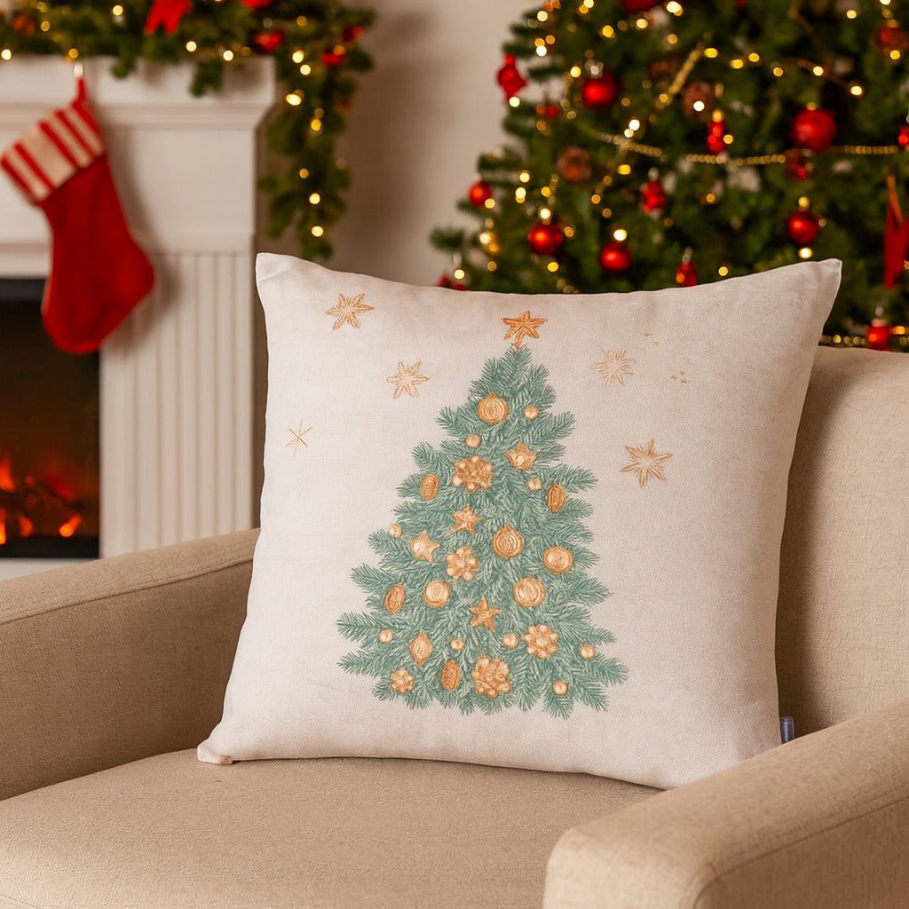 Cojín Reversible Christmas Tree
