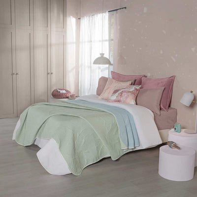 Cubrecama Reversible Blue