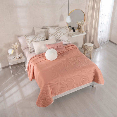 Cubrecama Reversible Sweet Pink