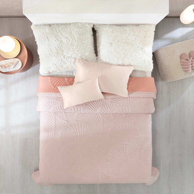 Cubrecama Reversible Sweet Pink