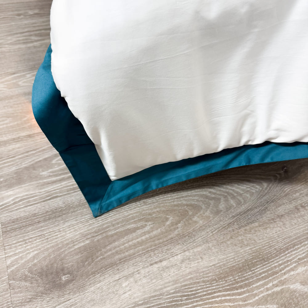 Duvet Cover Reversible 100% Algodón Egipcio Teal