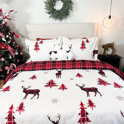 Duvet Cover Reversible Reindeer