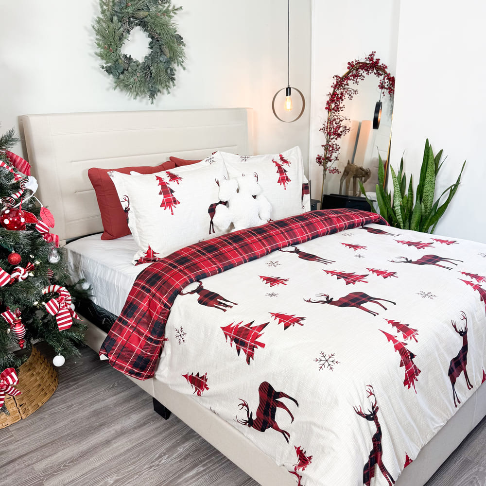 Duvet Cover Reversible Reindeer