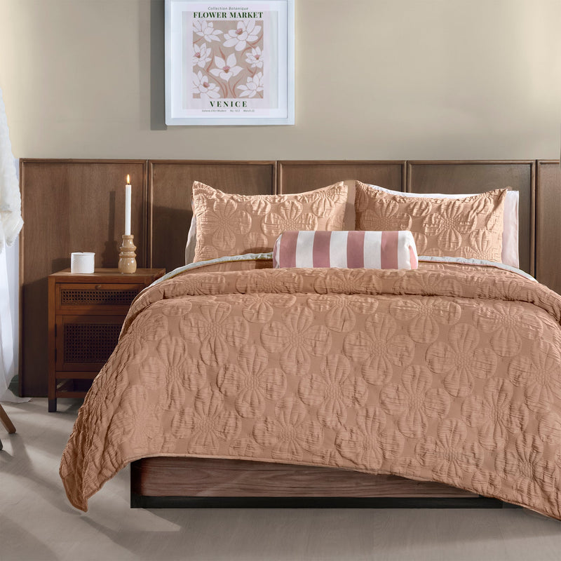 Cubrecama Reversible Copper