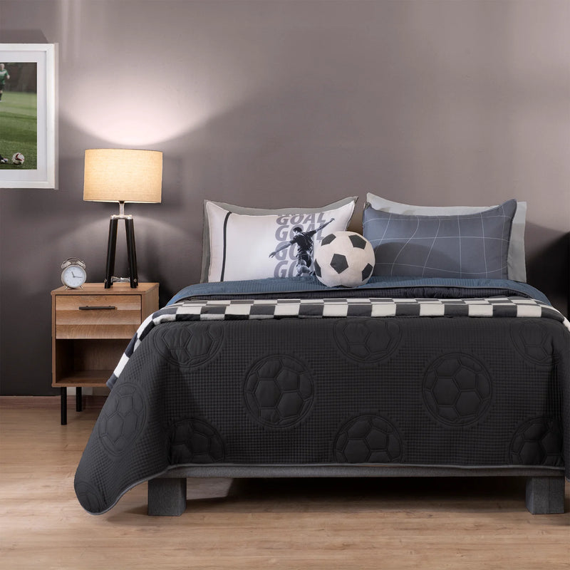 Set de Cubrecama Reversible Soccer
