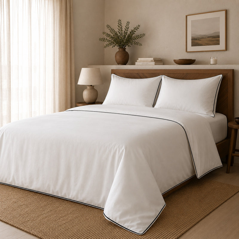 Duvet Cover De Bambú Lyocell White