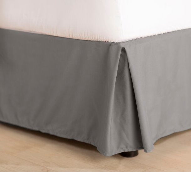 Faldón para cama gris